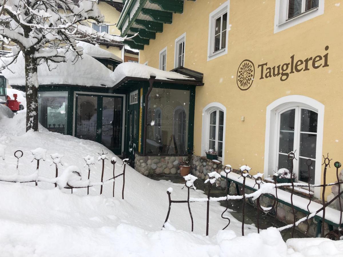 Tauglerei Appartement Enzian In Den Zauberbergen Sankt Koloman ภายนอก รูปภาพ