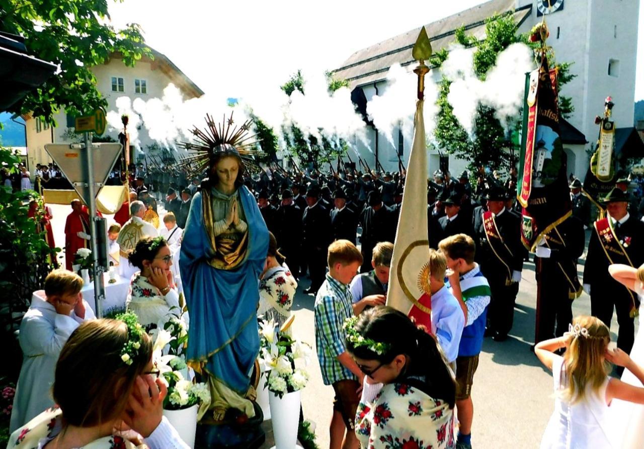 Tauglerei Appartement Enzian In Den Zauberbergen Sankt Koloman ภายนอก รูปภาพ